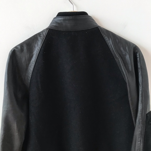 Surface to Air leather and cashmere blend bomber - Picture 5 of 12